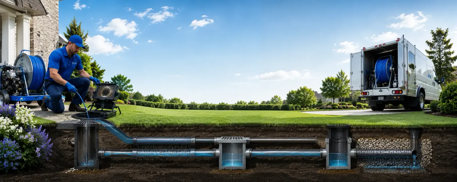 Outdoor drain cleaning information for San Marcos, CA